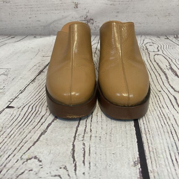 SIMON MILLER Shoes Womens 41EU 11US Low Raid Textured Leather Platform Mules - Picture 2 of 10